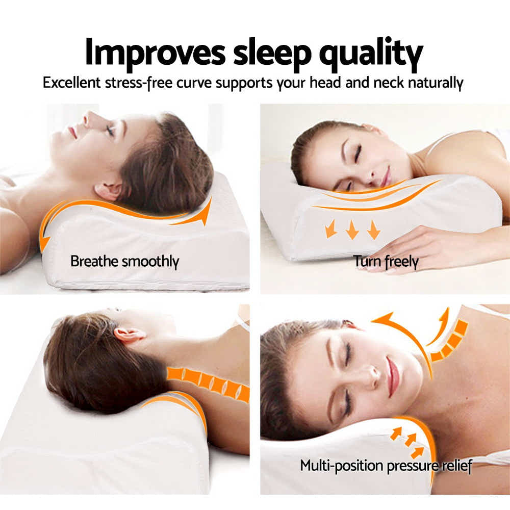 DS NA Giselle Latex Pillow Contour Latex Pillows Set of 2