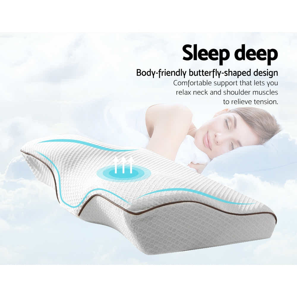 DS NA Memory Foam Pillow Neck Pillows Contour Rebound Pain Relief Support