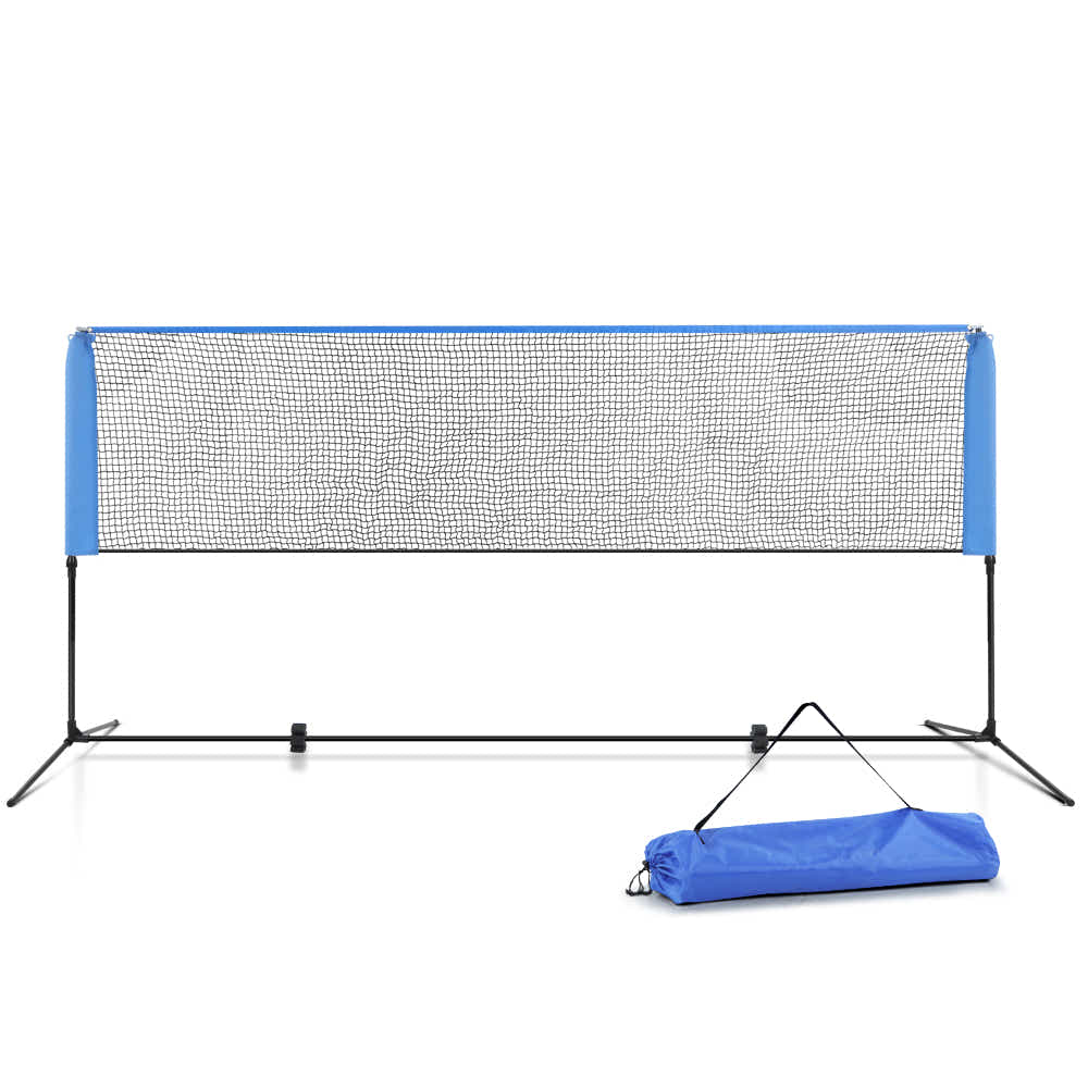 DS NA Portable Sports Net Stand Badminton Volleyball Tennis Soccer 3m 3ft Blue