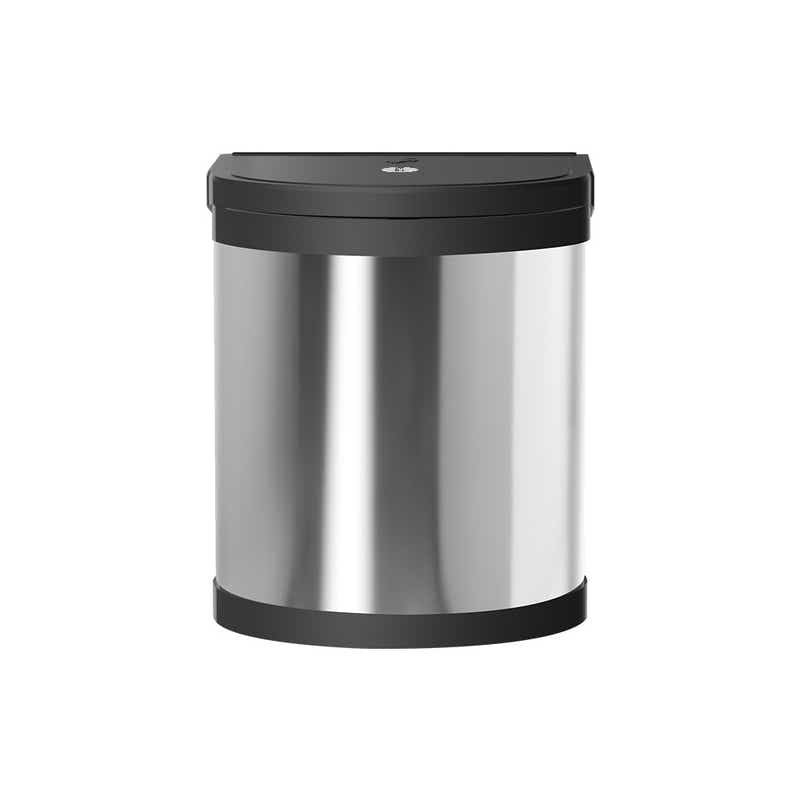 DS NA Kitchen Swing Out Pull Out Bin Stainless Steel Garbage Rubbish Can 12L