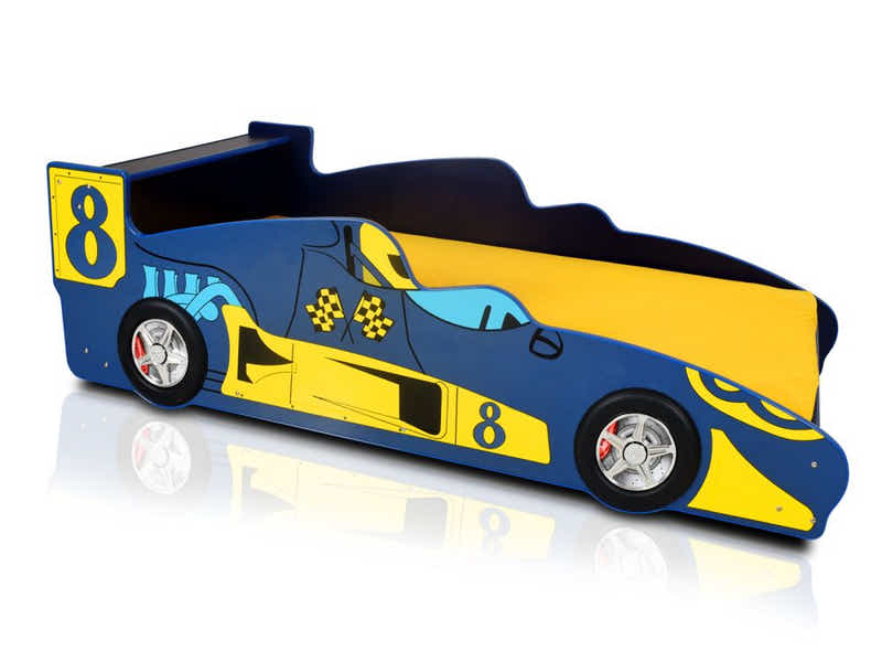 Racing Car Bed With 15Cm Mattress Combo
