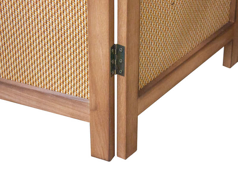 4-Panel Room Divider C M5 - Dark Brown