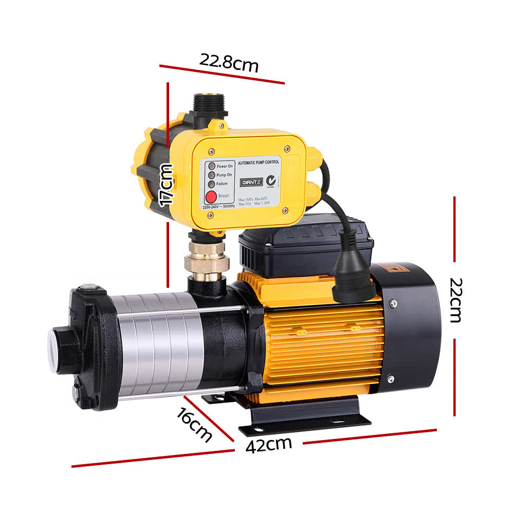 DS NA Multi Stage Water Pump Pressure Tank Garden Farm House Irrigation 2500W