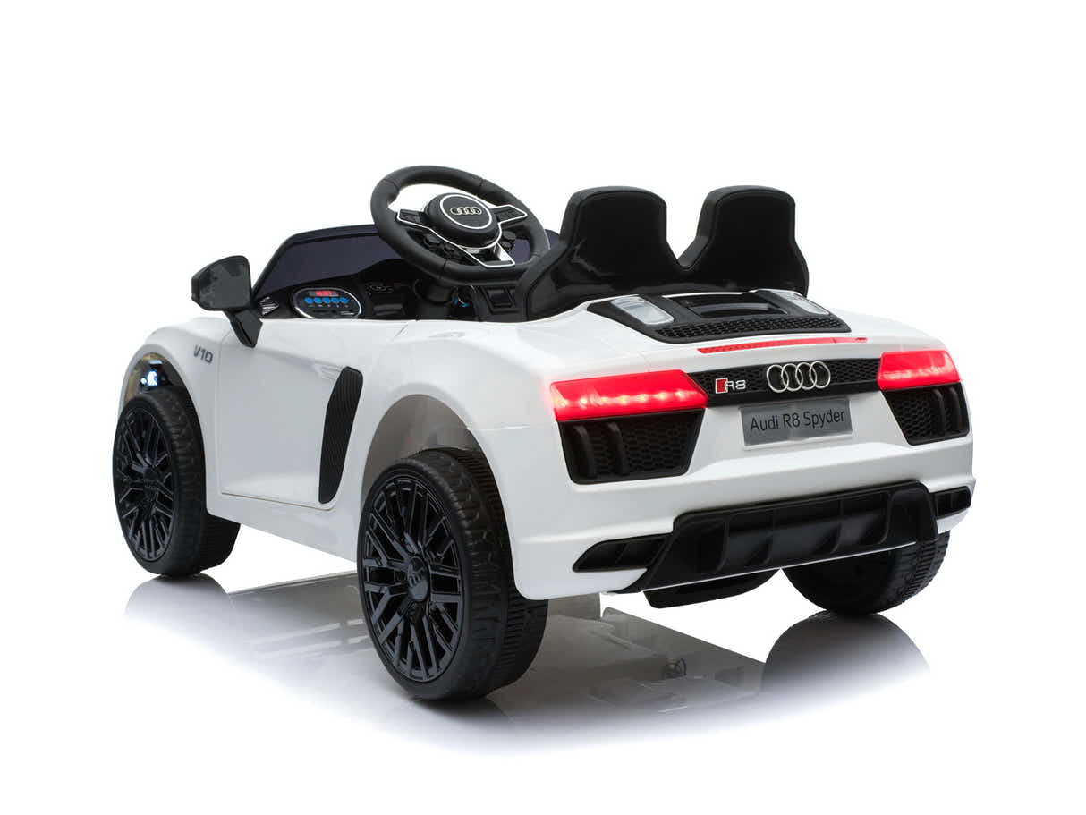 Kids Ride On Car Licenced Audi R8 - White