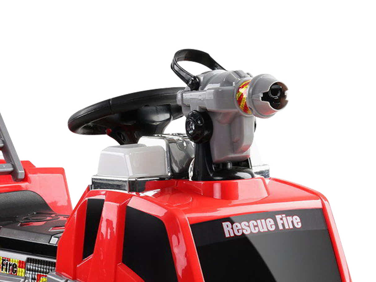 Kids Ride On Fire Truck With Water Gun - Red