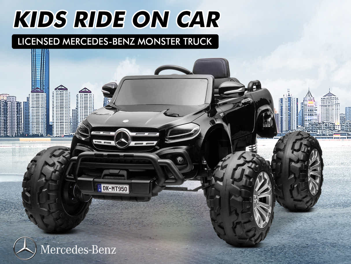 Kids Ride On Car Mercedes-Benz Truck - Black