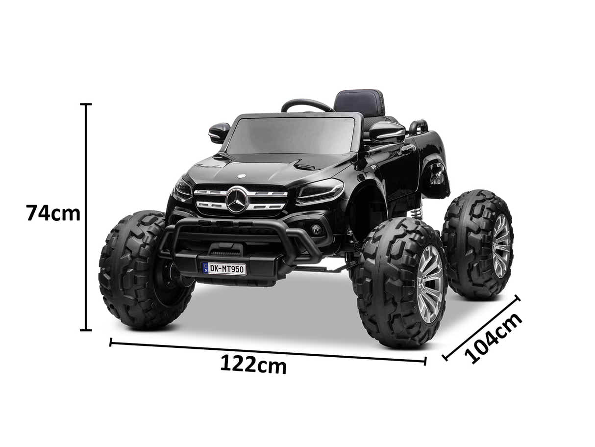 Kids Ride On Car Mercedes-Benz Truck - Black