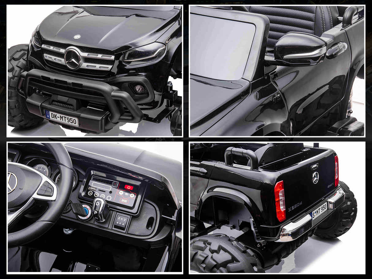 Kids Ride On Car Mercedes-Benz Truck - Black