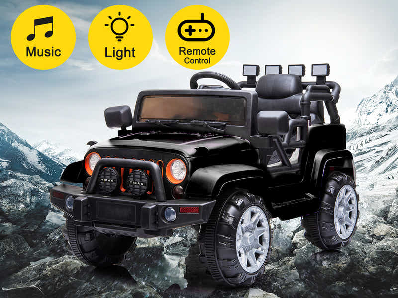 DS Ride On Jeep Toys Car Black Color