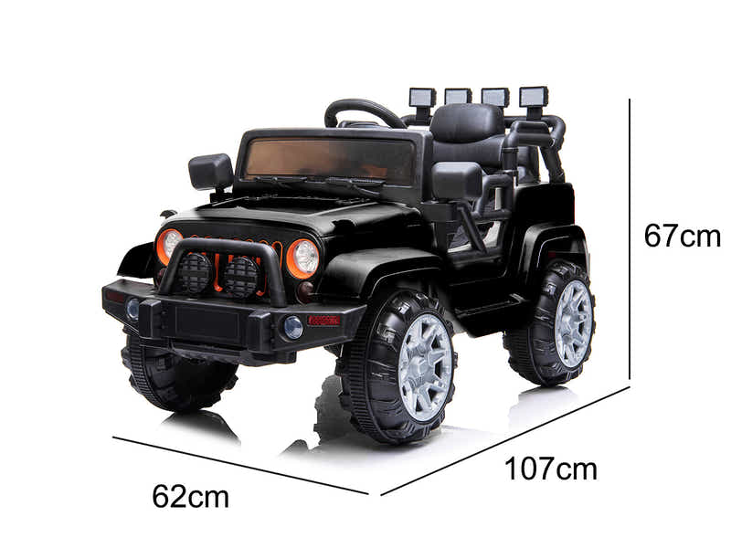DS Ride On Jeep Toys Car Black Color