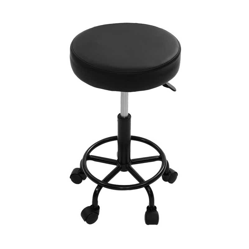DS NA Round Salon Stool Stools Black Swivel Barber Hair Hydraulic Chairs Lift