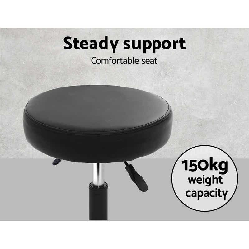 DS NA Round Salon Stool Stools Black Swivel Barber Hair Hydraulic Chairs Lift
