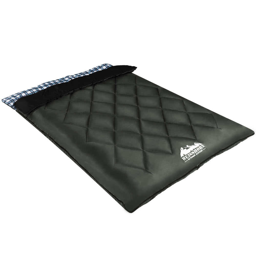 DS NA Weisshorn Sleeping Bag Camping Hiking Tent Outdoor Comfort 5 Degree Grey
