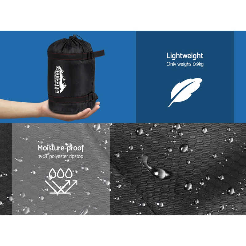 DS NA Weisshorn Sleeping Bag Single Camping Hiking Winter Thermal