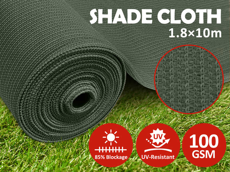 100gsm Green Shade Cloth - 1.8m x 10m