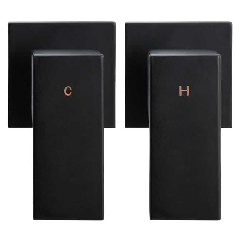 DS NA WELS 9'' Rain Shower Head Taps Round Handheld High Pressure Wall Black