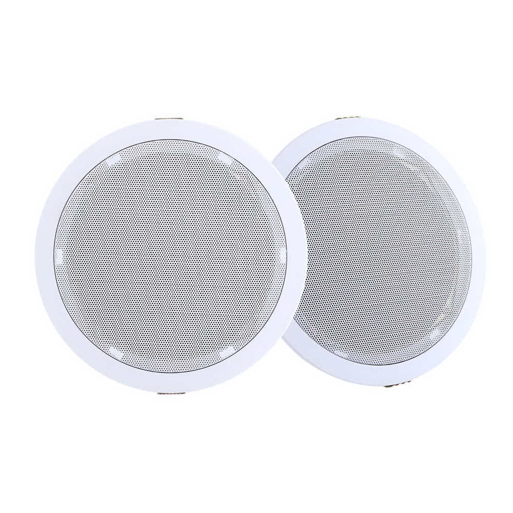DS NA 2 x 6" In Ceiling Speakers Home 80W Speaker Theatre Stereo Outdoor
