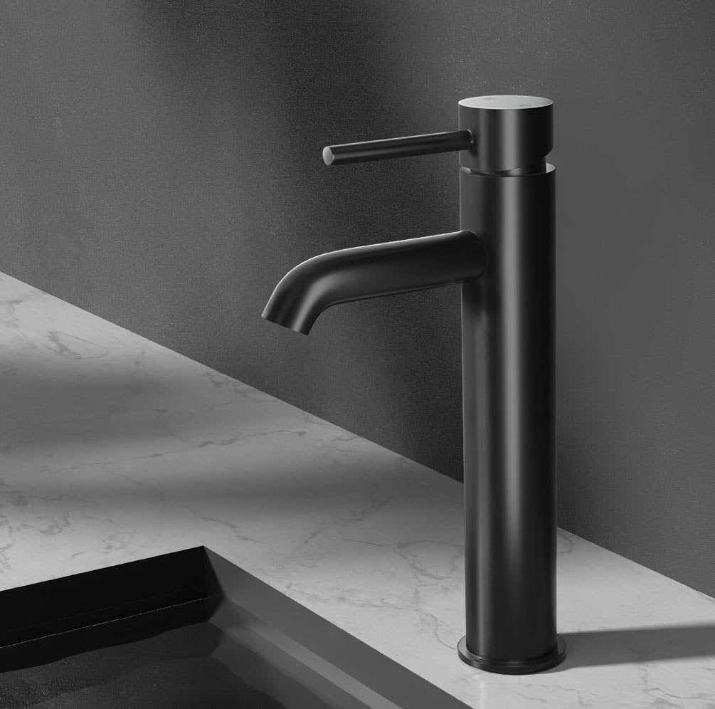 DS NA Cefito Basin Mixer Tap Faucet Black