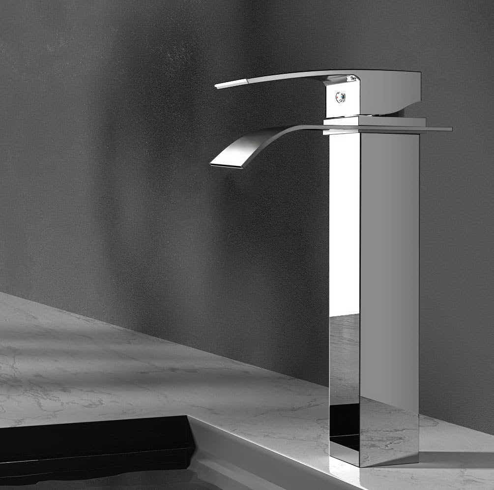 DS NA Cefito Basin Mixer Tap - Silver