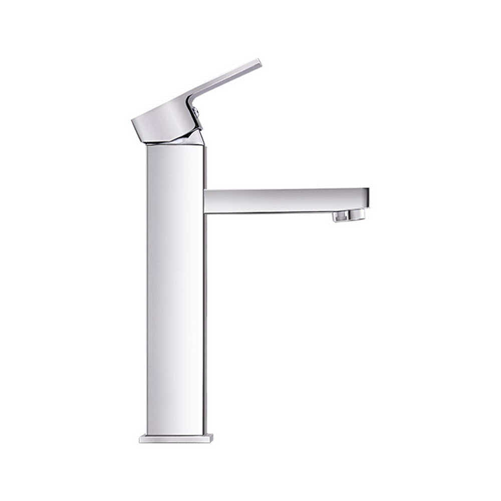DS NA Cefito Basin Mixer Tap Faucet Silver
