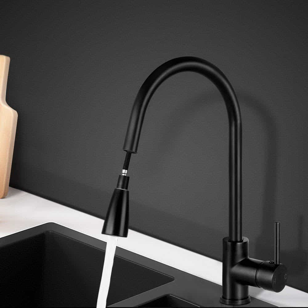 DS NA Cefito Pull-out Mixer Faucet Tap - Black