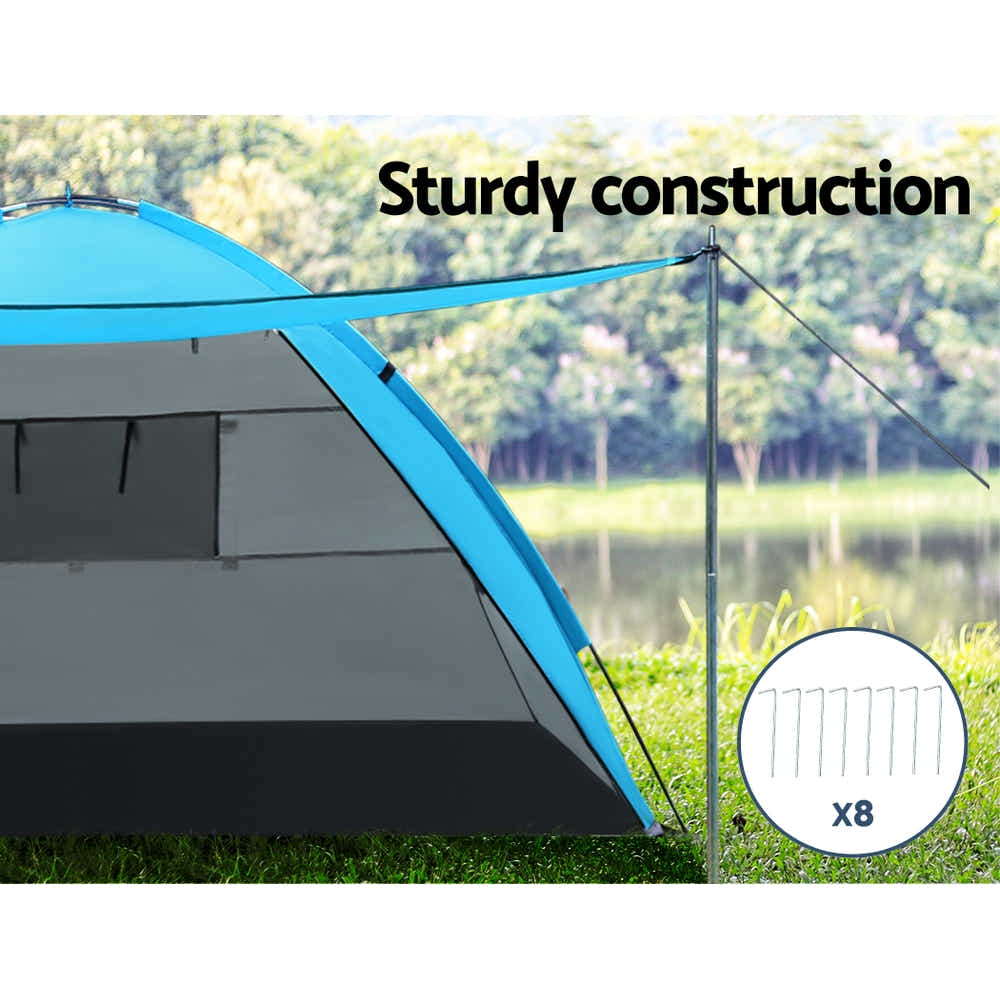 DS NA Camping Tent Beach Tents Hiking Sun Shade Shelter Fishing 2-4 Person