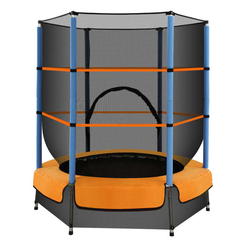 DS NA 4.5FT Trampoline Round Trampolines Kids Enclosure Outdoor Indoor Gift