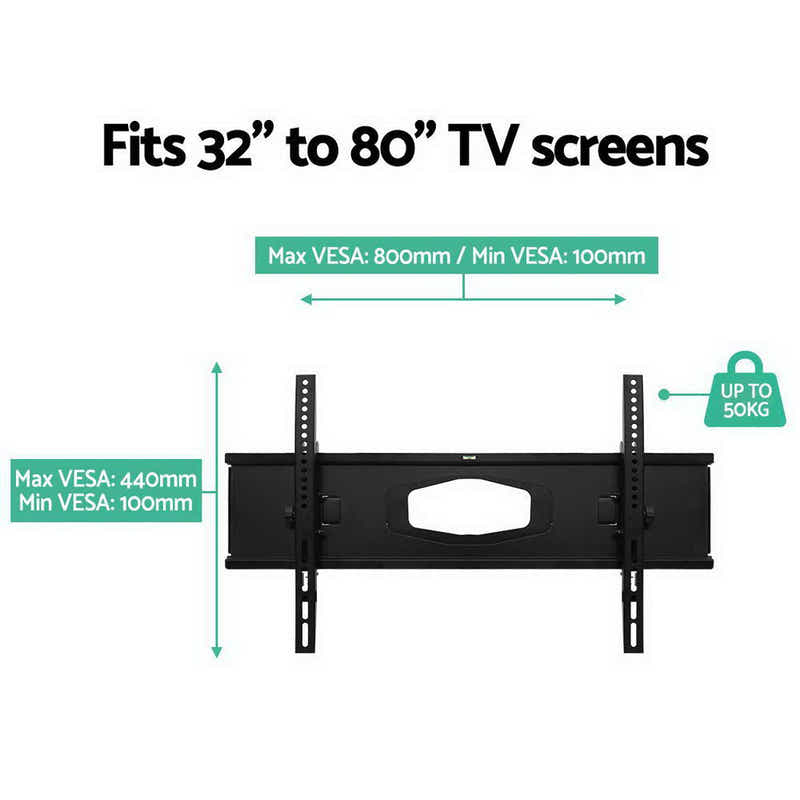 DS NA TV Wall Mount Bracket Tilt Swivel Full Motion Flat Slim TV 32- 80 "