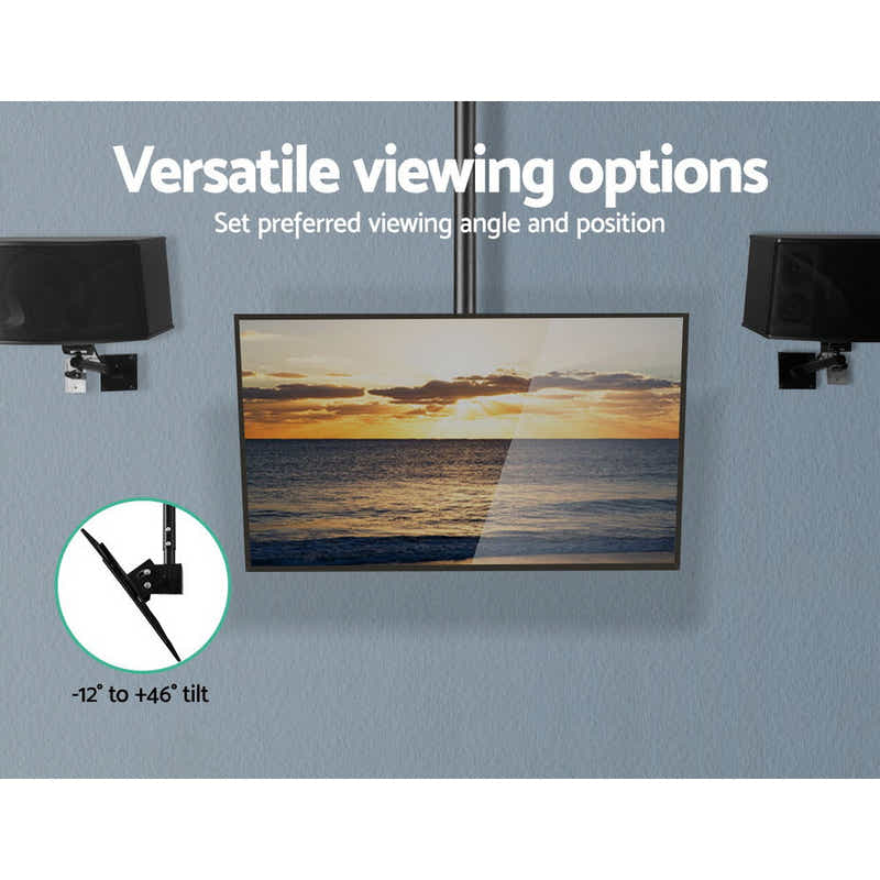 DS NA TV Wall Ceiling Mount Bracket Full Motion Tilt Swivel 32 to 75 inch