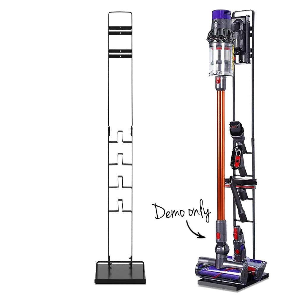DS NA Freestanding Dyson Vacuum Rack Holder for Dyson V6 V7 V8 V10 V11 V12 Black