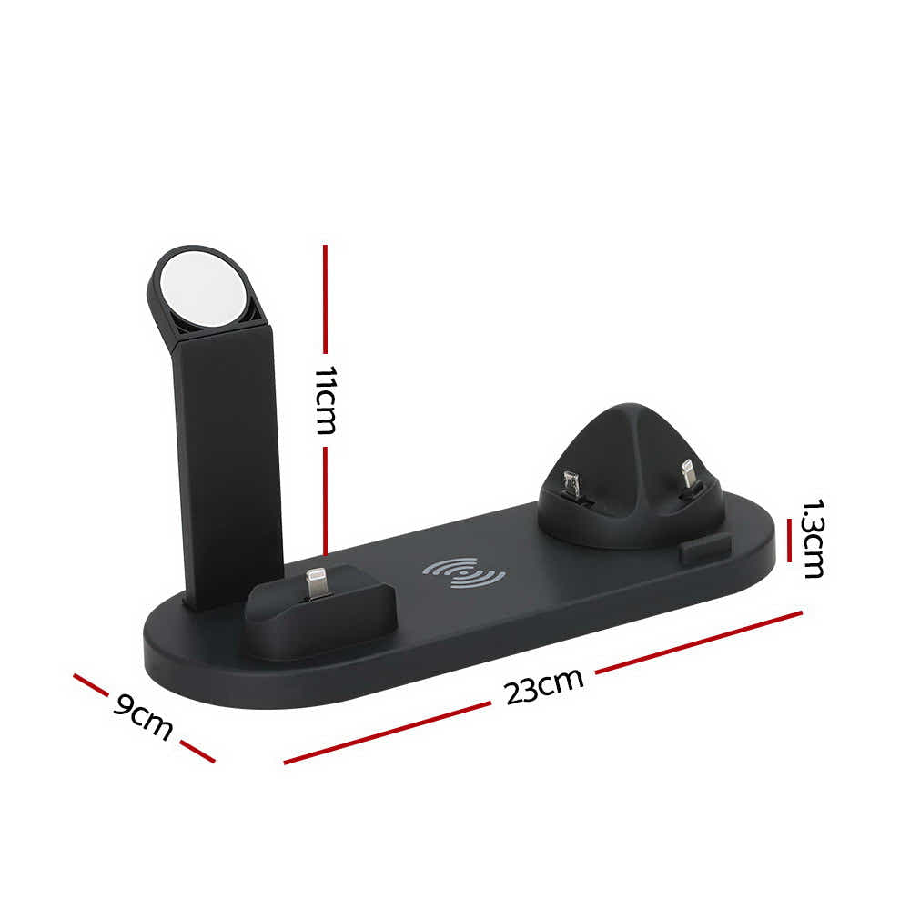 DS NA Devanti 4-in-1 Wireless Charger Multi-function Charging Station for Phone