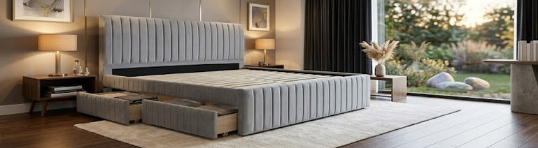 Bed Frames with Drawers