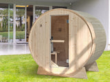 2-4 Person Outdoor Barrel Sauna