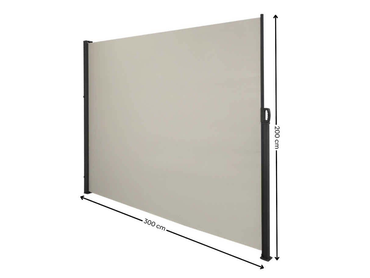 Side awning B 300x200cm Beige