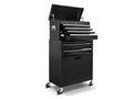 2-Drawer & 6-Drawer Tool Cabinet Combo - Black