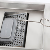 DS BS Square Tile Insert Floor Grate Bathroom Shower Drain 15cm