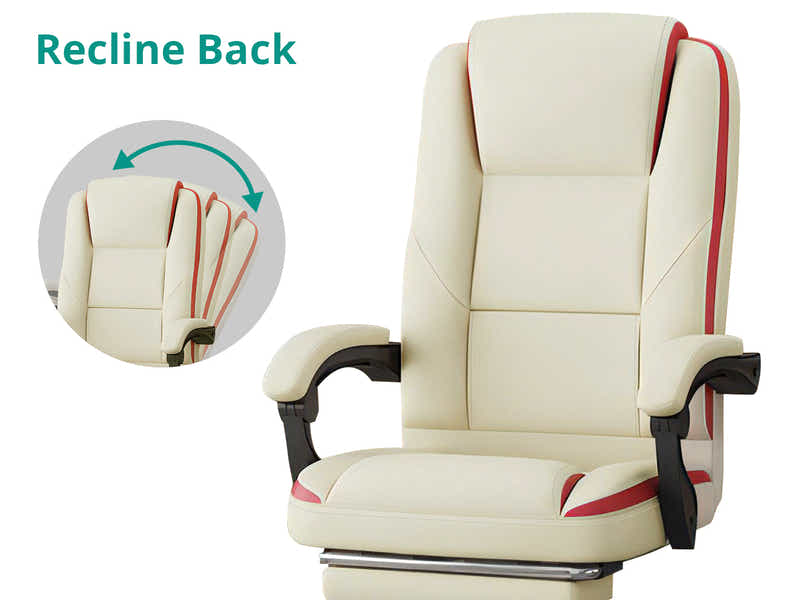 Siena Executive Office Chair PU Beige