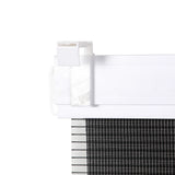 DS BS Zebra Roller Shades Blind Curtain Black 80x150cm