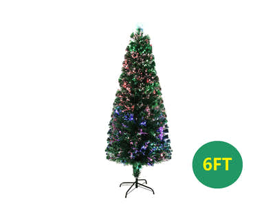 Optic Fibre Christmas Tree - 6Ft/180 cm