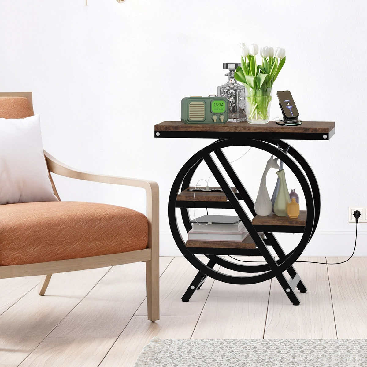 DS BD Sofa Bed Side Table Charging Station Hall Entry Lamp Laptop Desk Coffee