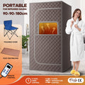 DS BD Far Infrared Sauna Tent Foldable Home Dry Heating Spa Box Room RelaxHeated