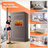 DS BD Far Infrared Sauna Tent Foldable Home Dry Heating Spa Box Room RelaxHeated
