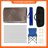 DS BD Far Infrared Sauna Tent Foldable Home Dry Heating Spa Box Room RelaxHeated