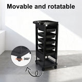 DS BD 6 Tier Hair Salon Trolley Spa Beauty Parlor Hairdressing Tool Rolling