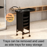 DS BD 6 Tier Hair Salon Trolley Spa Beauty Parlor Hairdressing Tool Rolling Pull