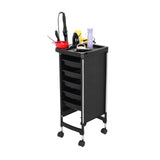 DS BD 6 Tier Hair Salon Trolley Spa Beauty Parlor Hairdressing Tool Rolling Pull