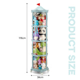 DS BD Kids Toys Storage Tube Box Stuffed Animal Zoo Plush Soft Doll Stuffies