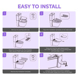 DS BD Non Electric Bidet Toilet Seat WaterMark Certified D Shape Dual Nozzle