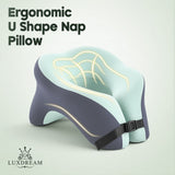 DS BD U Shape Memory Foam Neck Pillow Travel Nap 360Degree Head Support