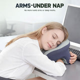 DS BD U Shape Memory Foam Neck Pillow Travel Nap 360Degree Head Support